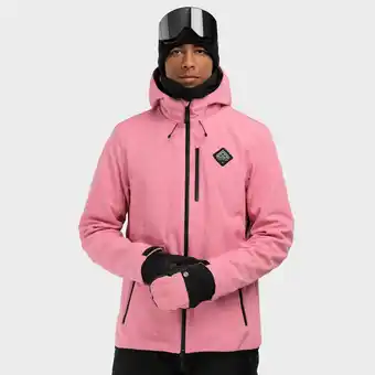 Decathlon Heren Wintersport snowboardjas W2 Lollipop Kauwgom Roze aanbieding