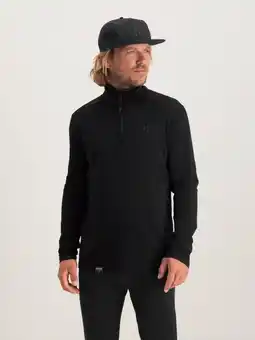 Decathlon Poederbaas Four Seasons Midlayer Pully Heren Lightweight Zwart aanbieding