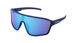 Decathlon DAFT Zonnebril - Rubberblauw/Ice Blue Revo aanbieding