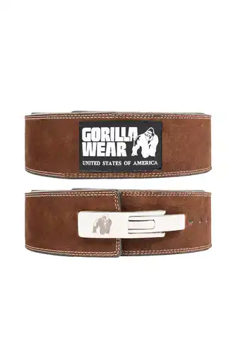Decathlon 4 Inch Leather Lever Belt - Brown /XL aanbieding