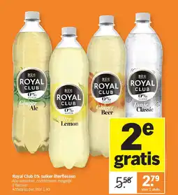 Albert Heijn Royal Club 0% suiker literflessen aanbieding