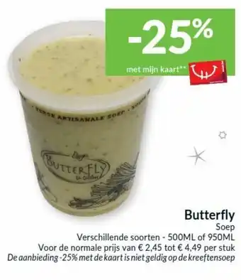 Intermarché Butterfly Soep 500ml aanbieding