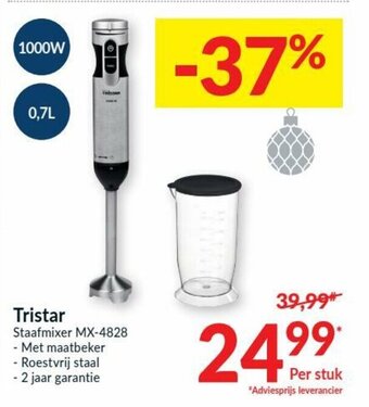 Intermarché Tristar Staafmixer MX-4828 aanbieding