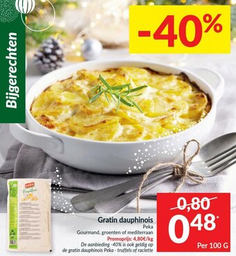 Intermarché Gratin dauphinois 100g aanbieding