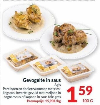 Intermarché Gevogelte in saus 100g aanbieding