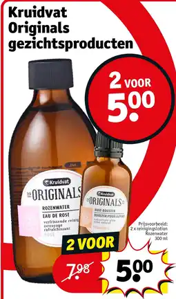 Kruidvat Kruidvat Originals gezichtsproducten aanbieding