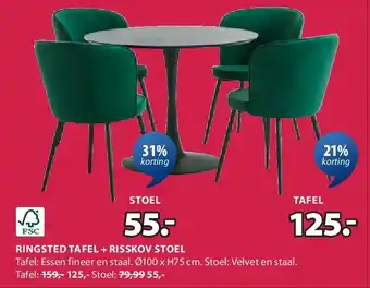 Jysk RINGSTED TAFEL aanbieding