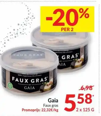 Gaia Faux gras 2x125g