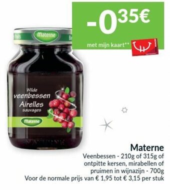 Intermarché Materne aanbieding