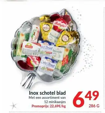 Intermarché Inox schotel blad 286g aanbieding