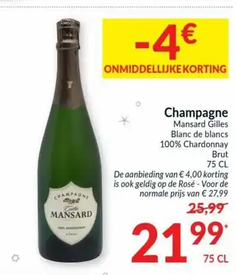 Intermarché Champagne Mansard Gilles aanbieding