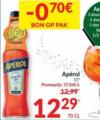 Intermarché Aperol aanbieding