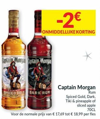 Intermarché Captain Morgan Rum aanbieding