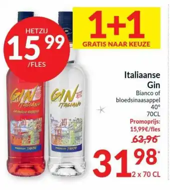 Intermarché Italiaanse Gin aanbieding