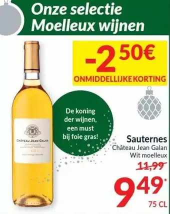 Intermarché Sauternes Chateau Jean Galan aanbieding
