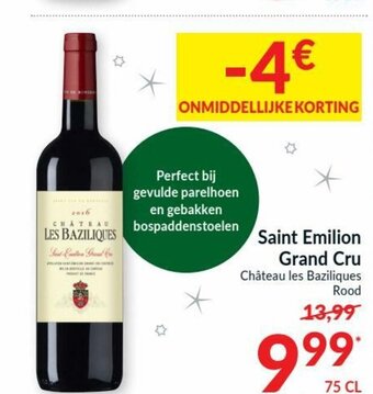 Intermarché Saint Emilion Grand Cru aanbieding