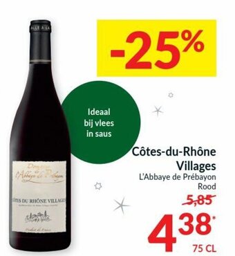 Intermarché Cotes-du-Rhone Villages aanbieding
