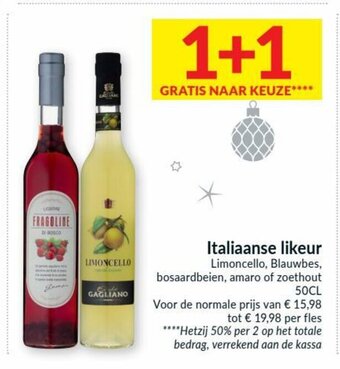 Intermarché Italiaanse likeur aanbieding