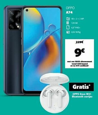 Base Oppo a74 aanbieding