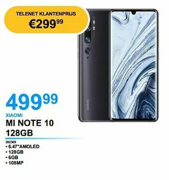 Derco Systems Xiaomi mi note 10 128gb aanbieding