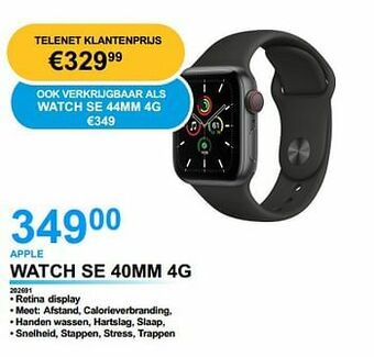 Derco Systems Apple watch se 40mm 4g aanbieding