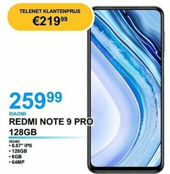 Xiaomi redmi note 9 pro 128gb