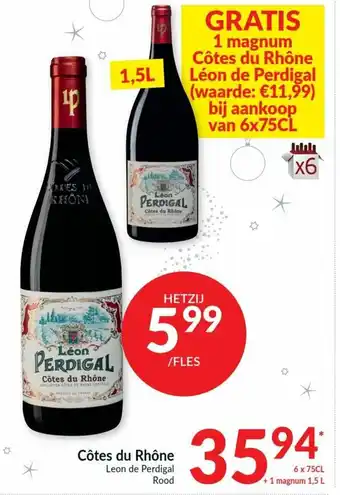 Intermarché Cotes du Rhone 1.5L aanbieding