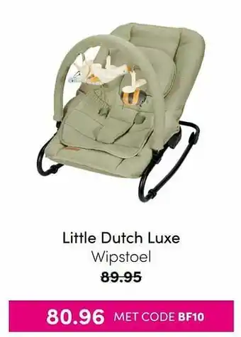 Baby & Tiener Little dutch luxe wipstoel aanbieding