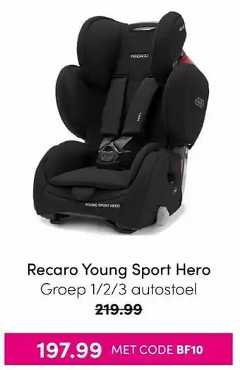 Recaro young sport hero autostoel