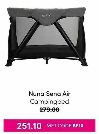 Baby & Tiener Nuna sena air campingbed aanbieding