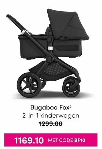 Baby & Tiener Bugaboo fox3 2-in-1 kinderwagen aanbieding