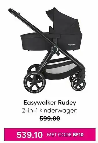 Baby & Tiener Easywalker rudey 2-in-1 kinderwagen aanbieding