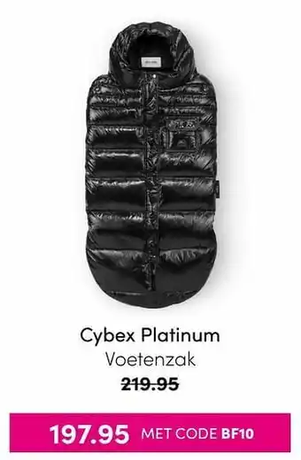Baby & Tiener Cybex platinum voetenzak aanbieding