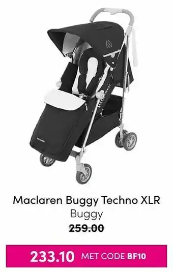 Baby & Tiener Maclaren buggy techno xlr buggy aanbieding