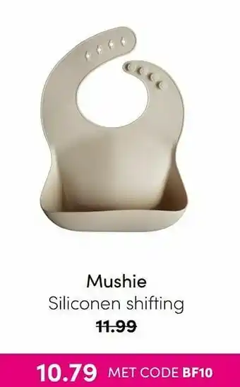 Baby & Tiener Mushie siliconen shifting aanbieding