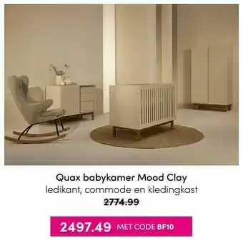 Baby & Tiener Quax babykamer mood clay aanbieding