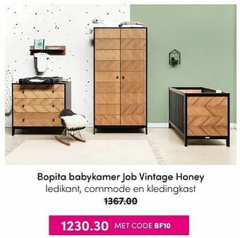 Baby & Tiener Bopita babykamer job vintage honey aanbieding