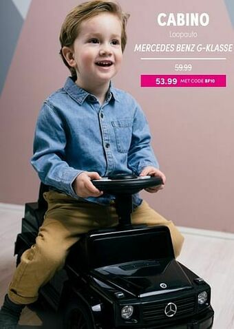 Baby & Tiener Cabino loopauto mercedes benz g-klasse aanbieding