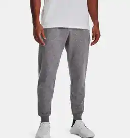 Decathlon Under Armour Ua Rival Fleece Joggingbroek Voor Heren Grijs aanbieding