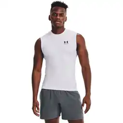 Decathlon Onderhemd Under Armour Hg Armour Comp Sl, Wit, Mannen aanbieding