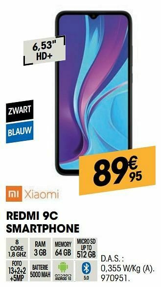 Electro Depot Xiaomi redmi 9c smartphone aanbieding