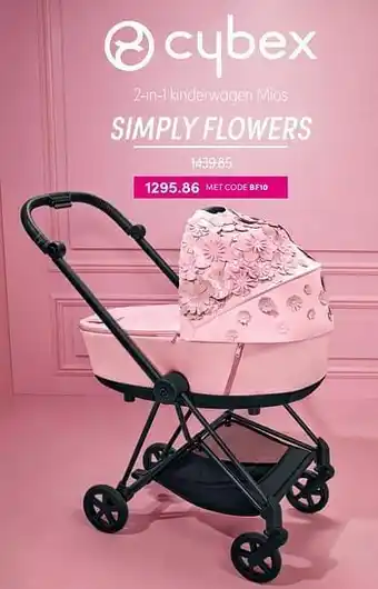 Cybex 2-in-1 kinderwagen mios simply flowers