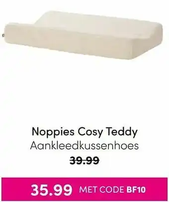 Baby & Tiener Noppies cosy teddy aankleedkussenhoes aanbieding