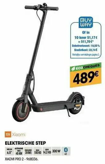Electro Depot Xiaomi elektrische step xiaomi pro 2 aanbieding