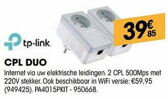 Electro Depot Cpl duo aanbieding