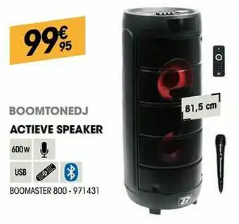 Electro Depot Boomtonedj actieve speaker boomaster 800 aanbieding