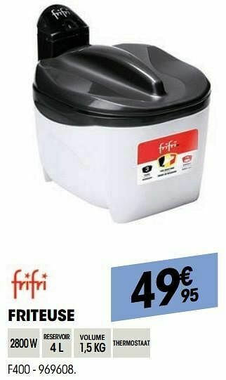 Electro Depot Frifri friteuse f400 aanbieding