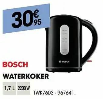 Electro Depot Bosch waterkoker twk7603 aanbieding