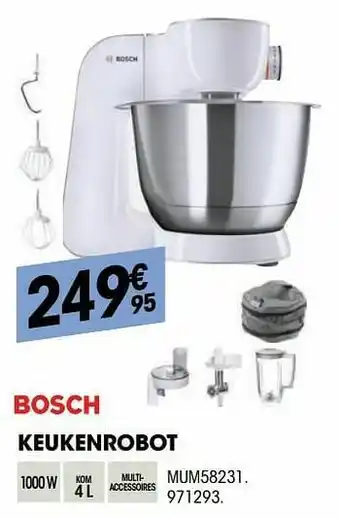 Electro Depot Bosch keukenrobot mum58231 aanbieding