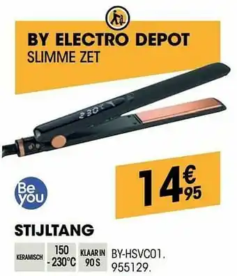Electro Depot Be you stijltang by-hsvc01 aanbieding